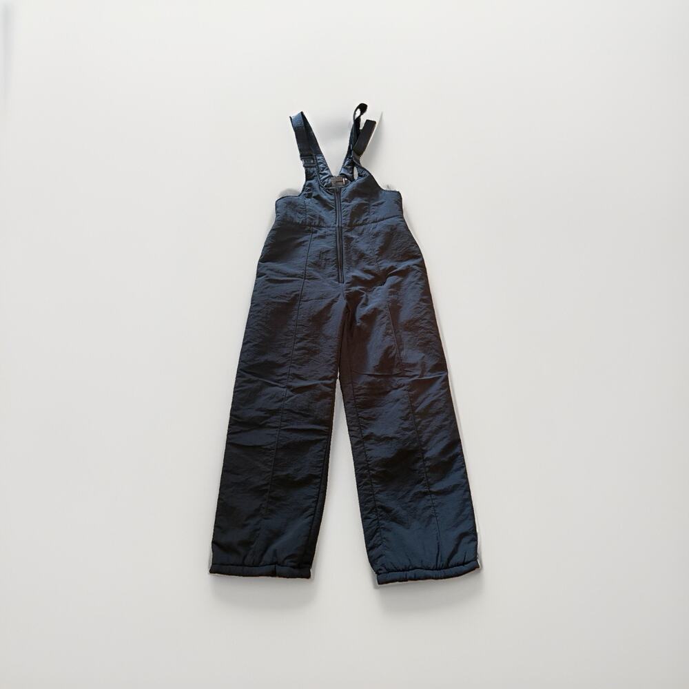 Helly Hansen Ski Pants Kids 12 Black Insulated Bib Nylon Snow